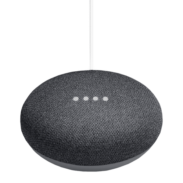 Google Home Mini with Google Assistant Compatible Smart Wi-Fi Speaker  (Far-Field Voice Recognition, Black)